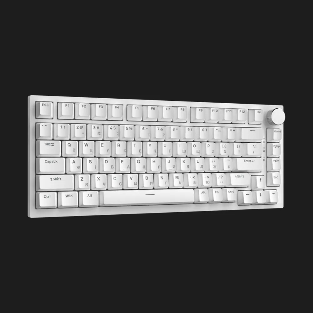 Клавиатура игровая Ajazz AK820 Red Switch (White) (AK820-R-W) (UA)