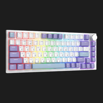 Клавиатура игровая Ajazz AK820 Sea Salt Switch (Purple/White/Blue) (AK820-SS-PWB) (UA)