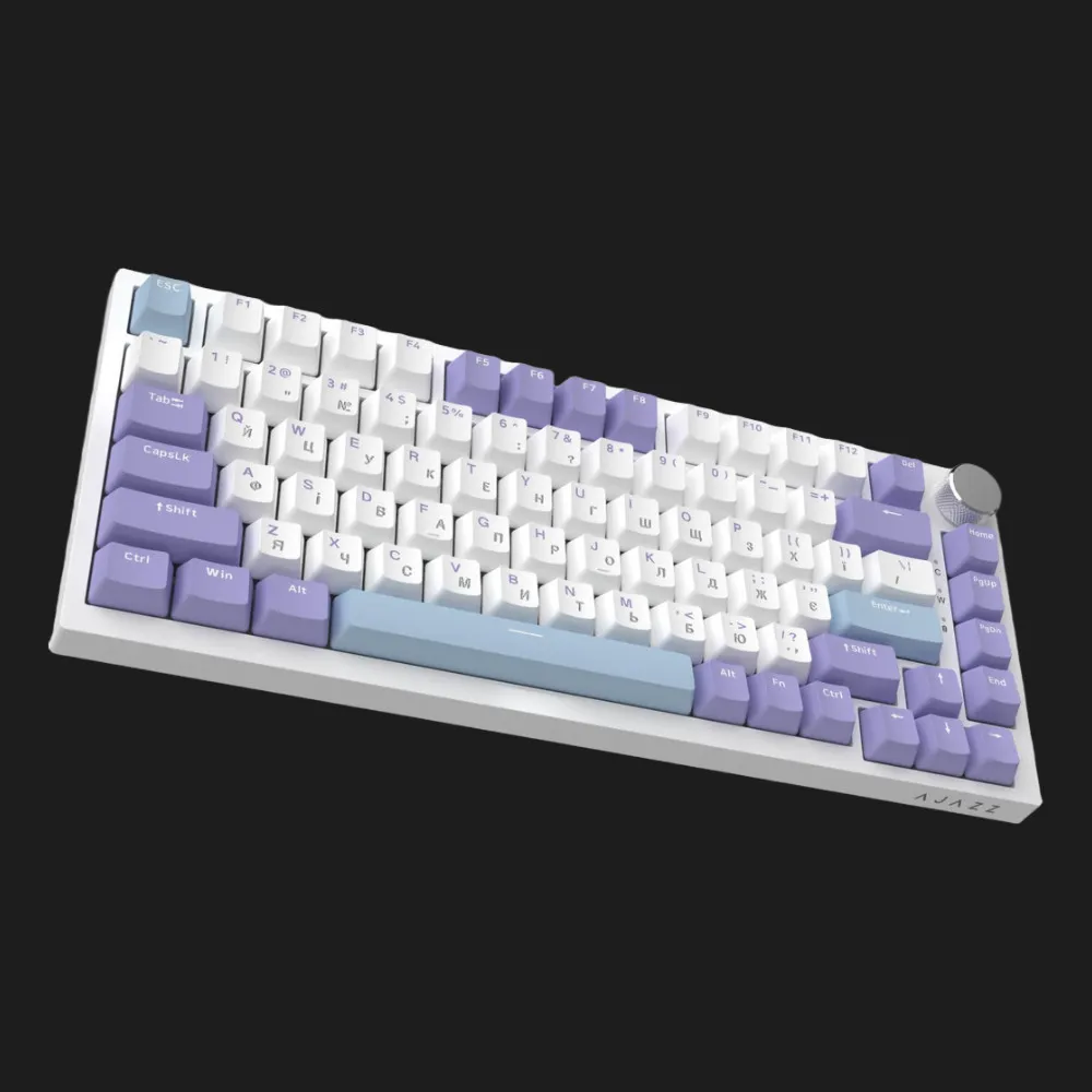 Клавиатура игровая Ajazz AK820 Sea Salt Switch (Purple/White/Blue) (AK820-SS-PWB) (UA)