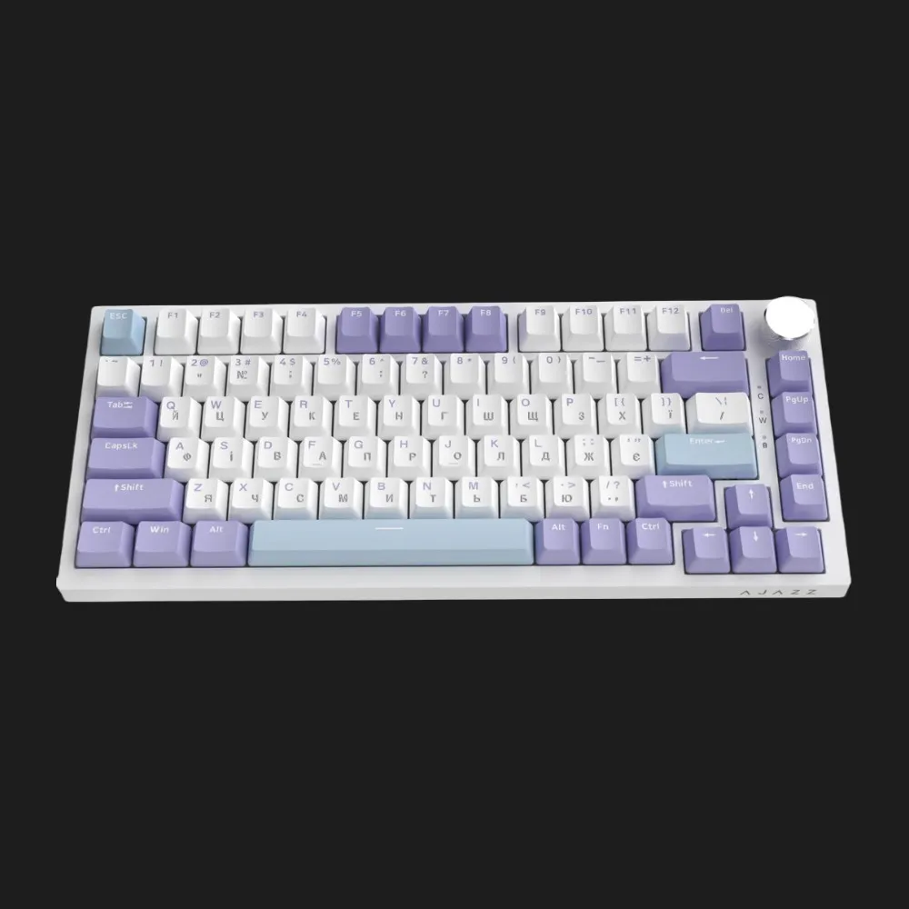 Клавиатура игровая Ajazz AK820 Sea Salt Switch (Purple/White/Blue) (AK820-SS-PWB) (UA)