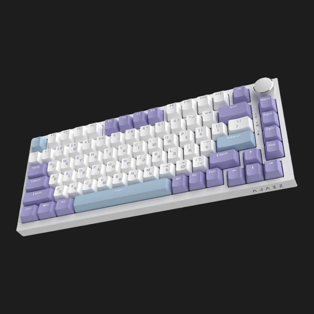 Клавиатура игровая Ajazz AK820 Sea Salt Switch (Purple/White/Blue) (AK820-SS-PWB) (UA)
