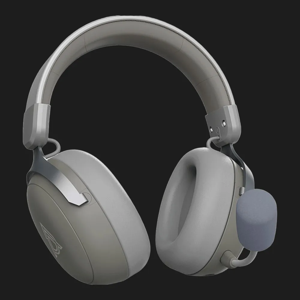 Гарнитура Ajazz AHM08 MAX (Gray/White) (UA)
