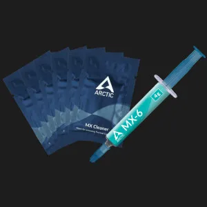 Термопаста Arctic MX-6 4 г з 6 шт MX Cleaner (ACTCP00084A)