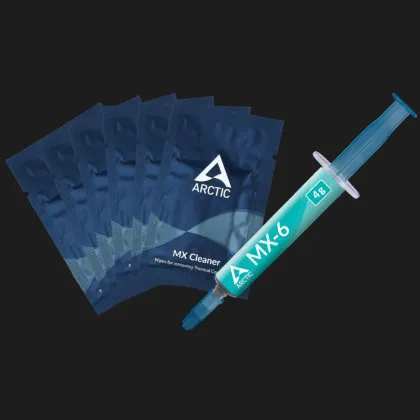 Термопаста Arctic MX-6 4 г с 6 шт MX Cleaner (ACTCP00084A)