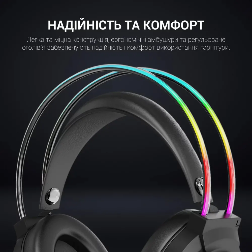 Гарнитура Gamepro Nitro HS733 (Black) (UA)