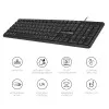 Клавиатура OfficePro SK166 (Black) (UA)