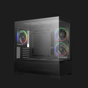 Корпус DeepCool CG380 3F (Black) (R-CG380-BKAGM3-G)