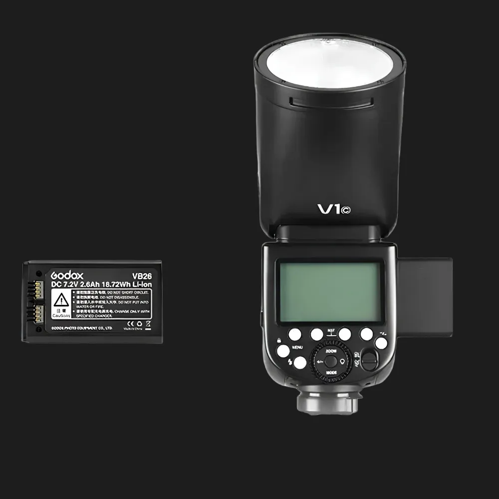 Вспышка Godox Li-ion Round Head Camera Flash V1 TTL для Canon (V1-C)