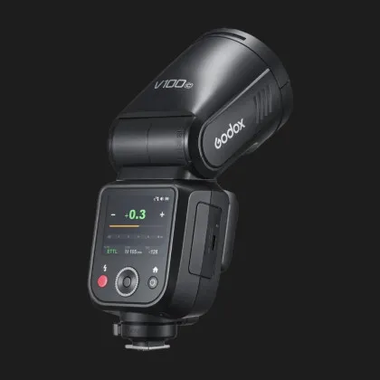 Спалах Godox Li-ion Round Head Camera Flash V100 TTL для Nikon (V100N)