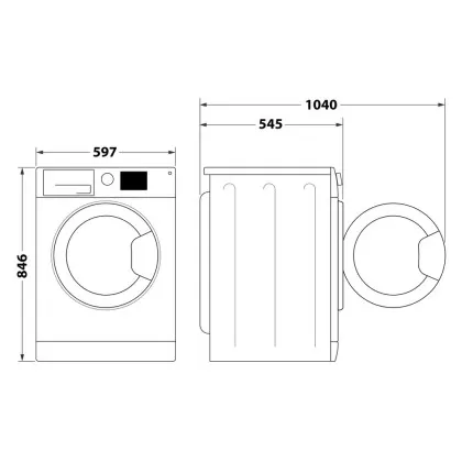 Сушильная машина Whirlpool (WPS8WBSUA) (White/Black)
