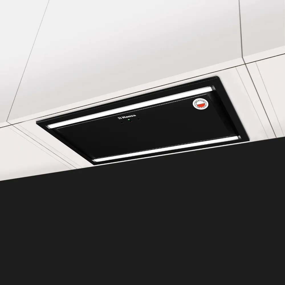 Витяжка Hansa вбудована, 60 см, 225 м3/год (Black) (OMC6551BH)