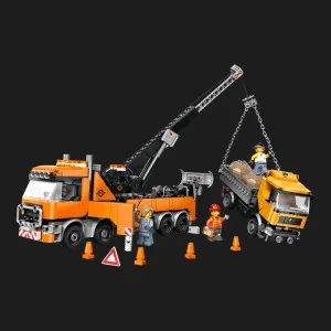 Конструктор LEGO City Сверхмощный эвакуатор с краном (60467)