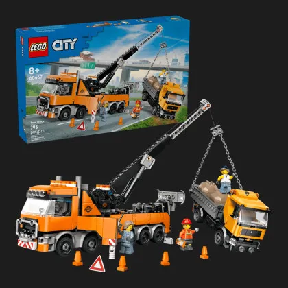 Конструктор LEGO City Сверхмощный эвакуатор с краном (60467)
