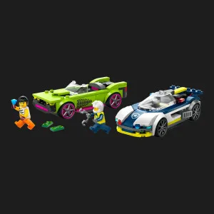 Конструктор LEGO City "Погоня за гонщиком на полицейской машине" (60415)