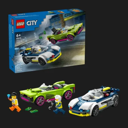 Конструктор LEGO City Переслідування маслкара на поліцейському автомобілі (60415)