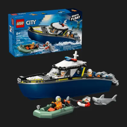 Конструктор LEGO City Переслідування на поліцейському катері (60456)
