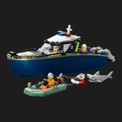 Конструктор LEGO City Переслідування на поліцейському катері (60456)