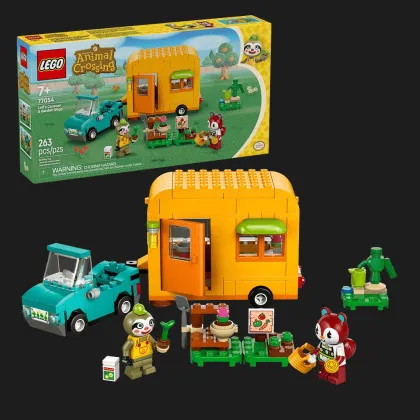 Конструктор LEGO Animal Crossing Садова крамниця і караван, що належать Leif (77054)
