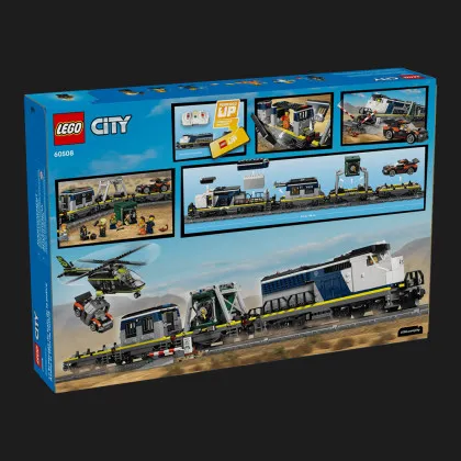 Конструктор LEGO City "Ограбление полицейского поезда" (60508)