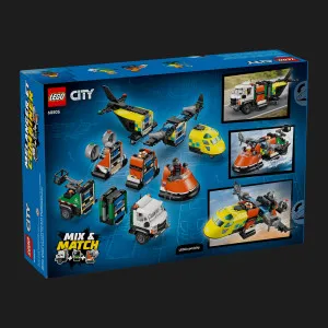 Конструктор LEGO City Ремикс с самолетом, грузовиком и судом на воздушной подушке (60505)