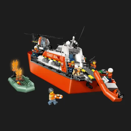 Конструктор LEGO City Рятувальний катер і гелікоптер берегової охорони (60504)