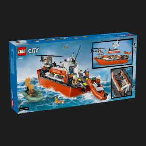 Конструктор LEGO City Спасательный катер и вертолёт береговой охраны (60504)