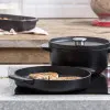 Сковорода-гриль чугунная KitchenAid Matte Oven-to-table 26 см (Black) (CC004600-001)