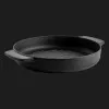 Сковорода-гриль чугунная KitchenAid Matte Oven-to-table 26 см (Black) (CC004600-001)