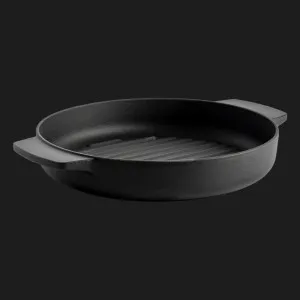 Сковорода-гриль чавунна KitchenAid Matte Oven-to-table 26 см (Black) (CC004600-001)