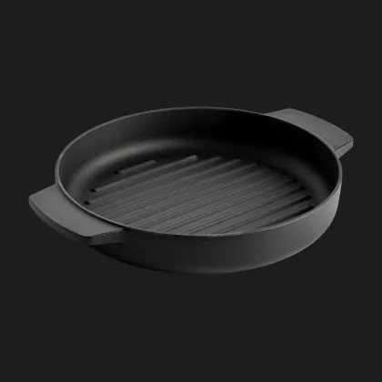 Сковорода-гриль чугунная KitchenAid Matte Oven-to-table 26 см (Black) (CC004600-001)