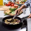 Сковорода-гриль KitchenAid CFA 28 см с керамическим покрытием (Black) (CC005681-001)