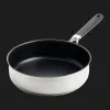Сотейник с крышкой KitchenAid CSS 26 см 3.6 л с керамическим покрытием (Stainless Steel/Black) (CC005704-001)