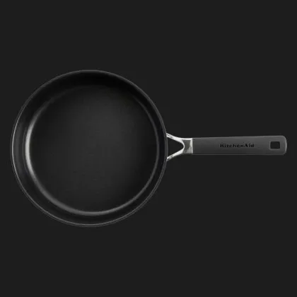Сотейник с крышкой KitchenAid CSS 26 см 3.6 л с керамическим покрытием (Stainless Steel/Black) (CC005704-001)