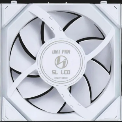 Вентилятор Lian Li Uni Fan SL Wireless LCD Reverse 120-1 (G99.12RSLLCD1W1W.00) (White)