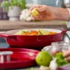 Сотейник чавунний з кришкою KitchenAid 26 см 2.77 л (Red) (CC009009-001)