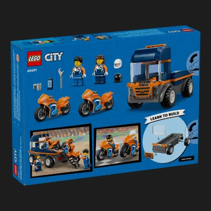 Конструктор LEGO City Транспортер мотоциклів (60491)