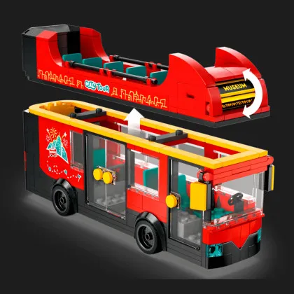 ​Конструктор LEGO City Красный двухэтажный экскурсионный автобус (60407)