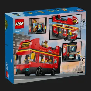 ​Конструктор LEGO City Красный двухэтажный экскурсионный автобус (60407)