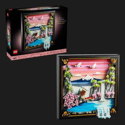 Конструктор LEGO Art Японський пейзаж із цвітом сакури (31218)