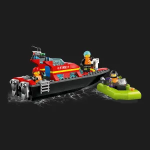 Конструктор LEGO City Лодка пожарной бригады (60373)