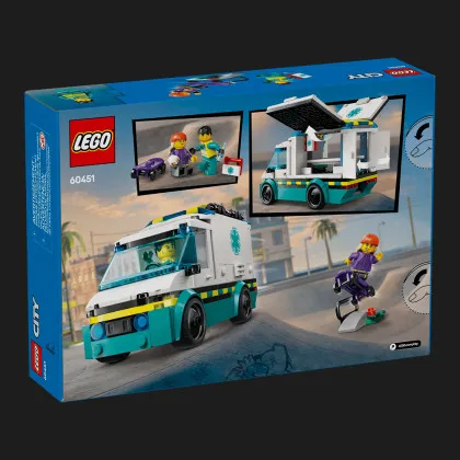 Конструктор LEGO City Скорая помощь (60451)