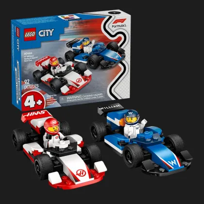Конструктор LEGO City Автомобілі для перегонів F1 команд Williams Racing та Haas F1 (60464)