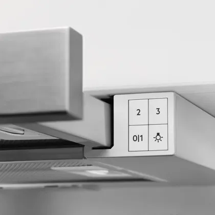 Витяжка AEG телескопічна, 60 см, 410 м3/год (Stainless Steel) (DPB3632S)