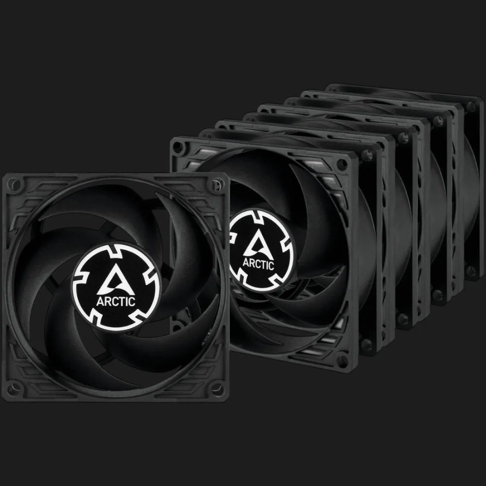 Вентилятор Arctic P8 Silent KIT x5 80 (Black) (ACFAN00301A)