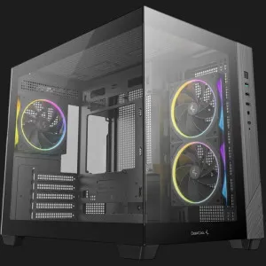 Корпус DeepCool CG330 3F (Black) (R-CG330-BKNGM3-G)