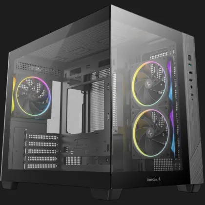 Корпус DeepCool CG330 3F (Black) (R-CG330-BKNGM3-G)