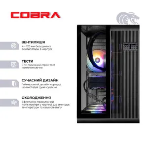 Комп'ютер COBRA Gaming (AMD Ryzen 9 9900X/32GB/1.5TB (SSD)/RTX 5080) (A99X.32.S15.58.22050) в Бродах