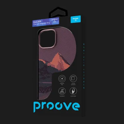 Чехол Proove Gleam Case with Magnetic Ring iPhone 15 (Gold Peak) (PCGCIP150066)