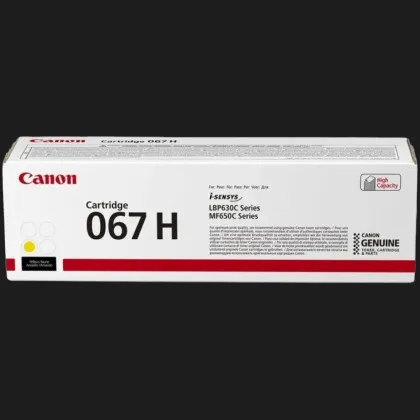 Картридж Canon 067H LBP630C/MF650C 2350ст (Yellow) (5103C002)