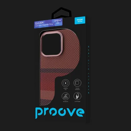 Чехол Proove Gleam Case with Magnetic Ring iPhone 15 Pro (Gold Borders) (PCGCIP15P065)